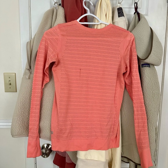 lululemon swiftly tech breeze by/breathe long sleeve squad - copper clay - Picture 3 of 5
